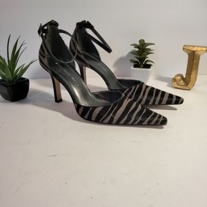Stylish Black and Gray Women's Heels